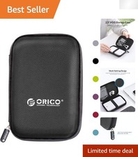 Sturdy Waterproof Hard Drive Case for 2.5 Inch Drives - Travel-Friendly Design