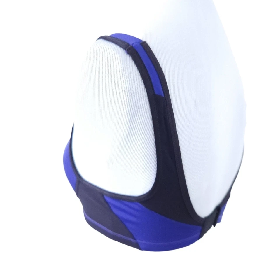 Sujetador deportivo sin aros Lily of France 34A púrpura negro sujetador deportivo sin aros Foto 4 de 4