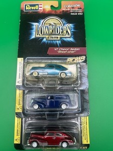 Revell Monogram '47 Chevy Coupe Lowrider 1:64 - Métal Bleu - Neuf