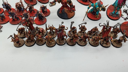 Painted Slaves To Darkness Lot, Manticore, Knights, Centurion Marshal, Warhammer - Picture 15 of 19