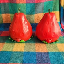 Vintage 80's Strawberry Shortcake Carry Case Lot of 2 American Greetings