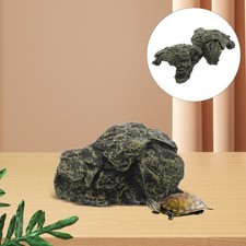 Reptile Platform Turtle Cave Resin Basking Turtles Pet Climbing Shelter