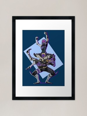 Mass Effect_ Tali 3some Baum gerahmt gerahmt Wandbild Poster Leinwanddruck Bild