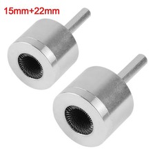 2x Copper Pipe Cleaner for Drill 15+22mm SET Metal Drill Tube Cleaning Brush NEW