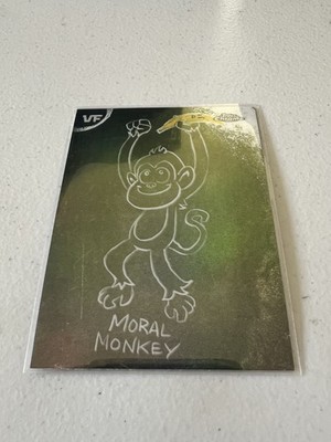 2026 Veefriends Topps Chrome 2 MORAL MONKEY C-20 Chalkboard Insert 1st VF TCG
