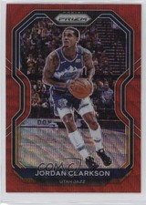 2020-21 Panini Prizm Ruby Wave Prizm Jordan Clarkson #135 1ib5