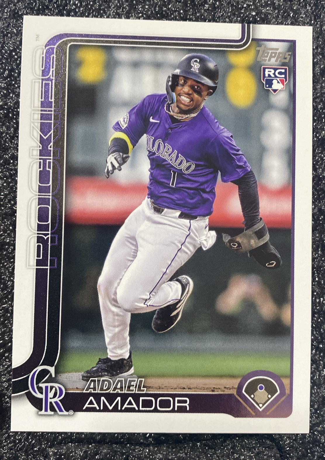 2025 Topps Series 1 Adael Amador #191 Rookie Card Colorado Rockies
