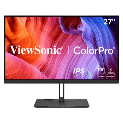 ViewSonic 27'' 4K UHD IPS Monitor w/ Pantone Validated, USB C, HDMI 2.1, and DP