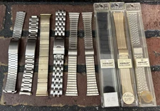 Vintage Lot of Watch Bands Kreisler Citizen Plus NOS Stainless Steel