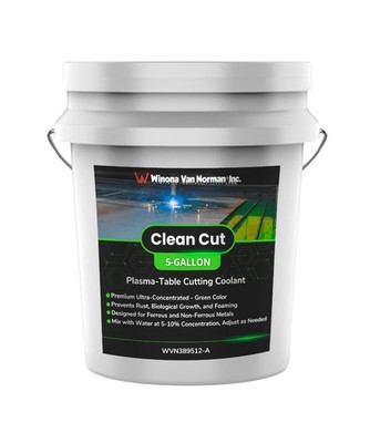 Clean Cut | Plasma-Table Cutting Coolant | Premium Ultra-Concentrated | Green...