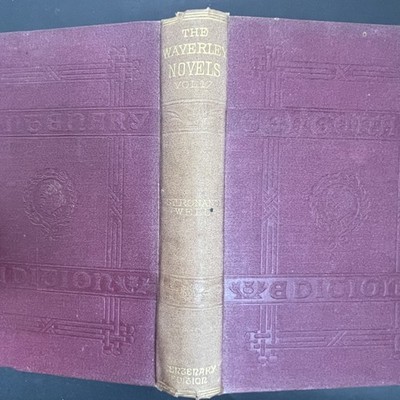 Walter Scott St Ronan's Well Waverley Novels Centenary Edition Hardcover 1871