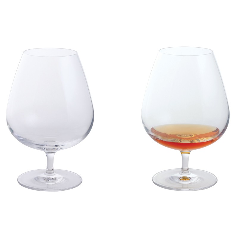 Dartington Crystal Wine & Bar Brandy Glasses Set of 2 Clear 610ml Gift Boxed