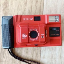 Film Camera SPACE LAND D10 with Strap & Case, Easy to Use, Clean, Used