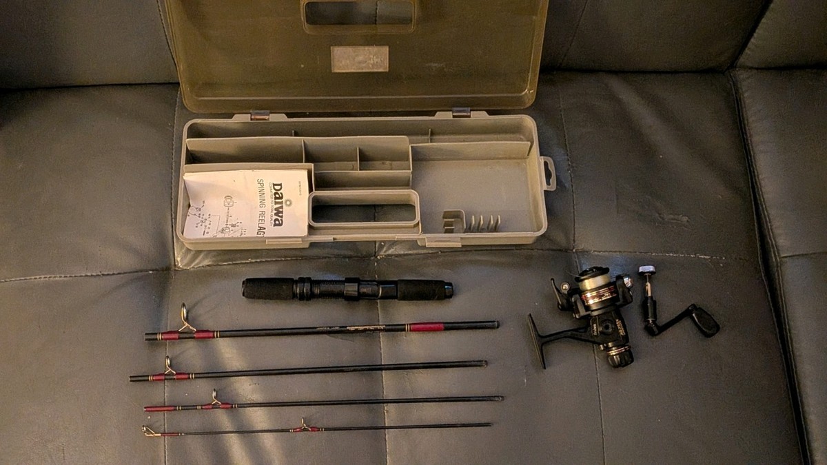 Daiwa Minispin ロッド リールセット AG750 MSG-59S VINTAGE - Daiwa Minispin Rod and Reel Set AG755x MSG-59S Combo 5