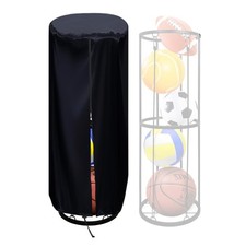 Garage Ball Storage Rack Cover Wall Mounted Basketball Soccer Ball Holder Dus...