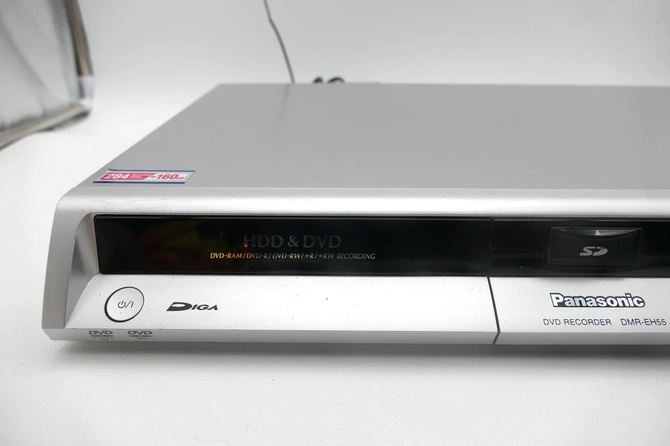 Panasonic DMR-EH55 Silber DVD Recorder 160 GB Festplatte - OHNE FB getestet - Bild 2 von 4