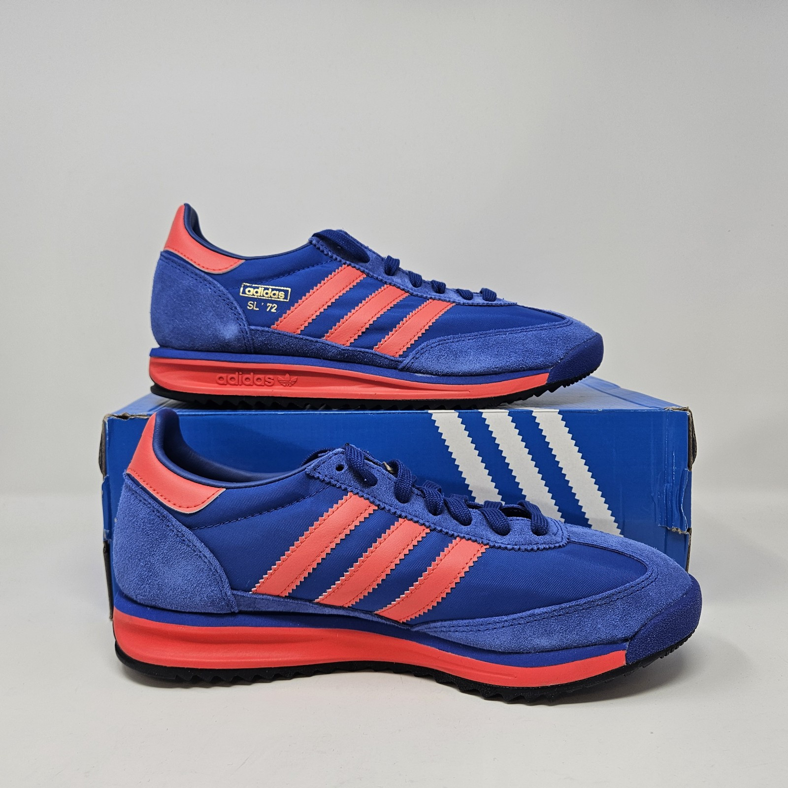 Adidas SL72 'Blue/Bright Red' Casual Sneakers / IG4648 / Men's Size 10
