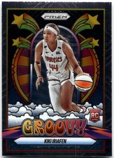 2025 Panini Prizm WNBA #15 Kiki Iriafen Groovy