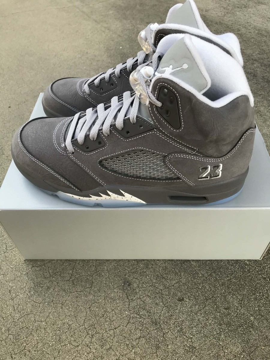 Air Jordan 5 Retro “Wolf Grey” DD0587-002 Graphite/White Men's