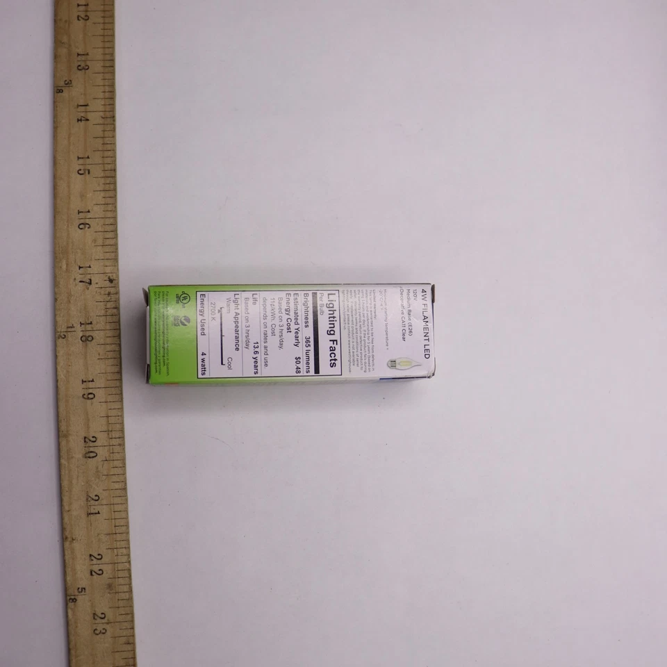 Westinghouse Dimmable LED Light Bulb Glass Soft White Clear 2700K 40W 120V - Image 3 of 4