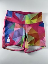 Zoot Ironman Women  s Small S Tri Shorts Geometric Design Tri Chamois Colorful