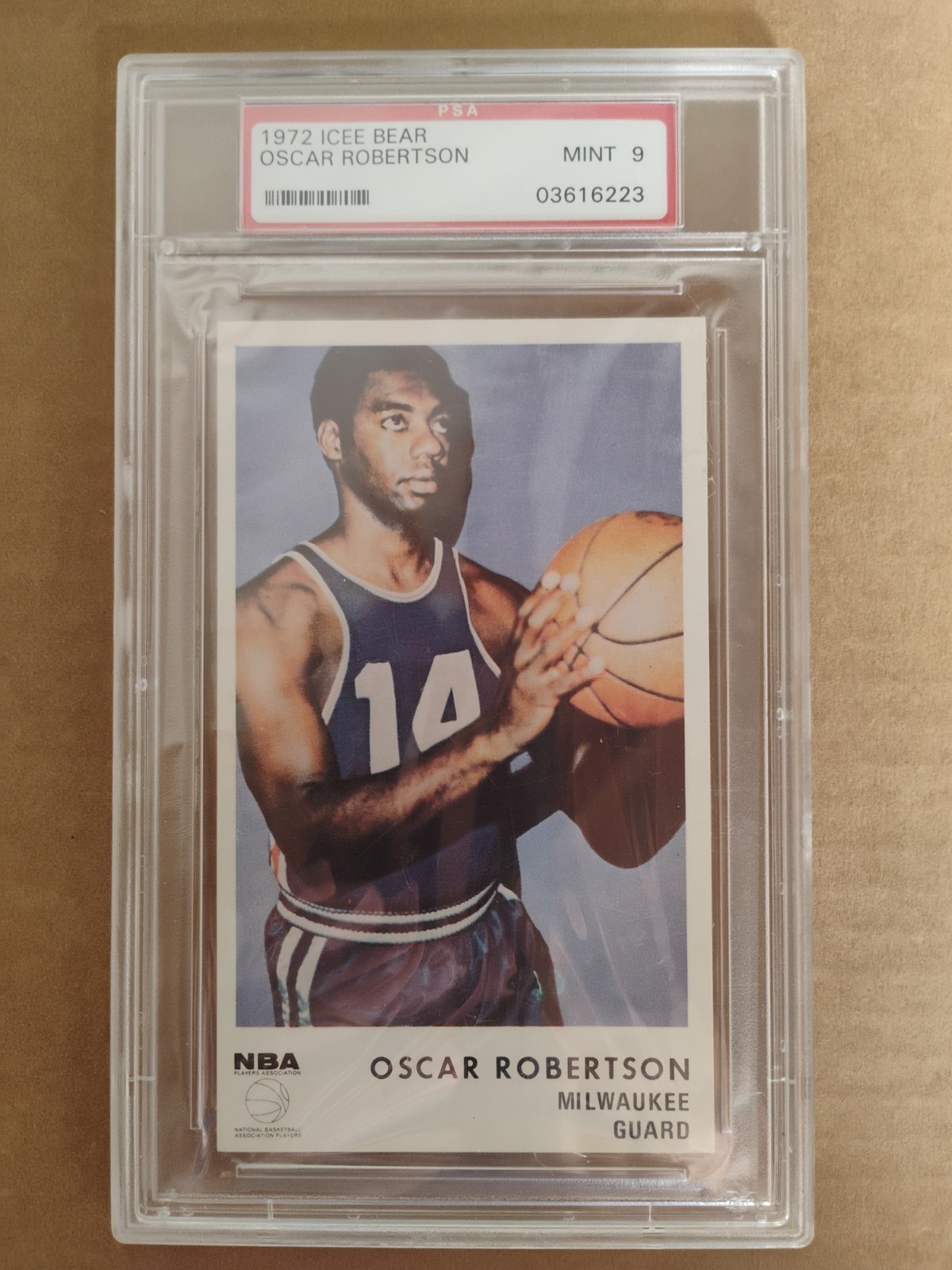 Oscar Robertson 1972 ICEE BEAR PSA 9