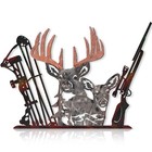Metal Deer Hunting Room Decor Deer Decor for Home Rustic Cabin Wall Art Cabin...