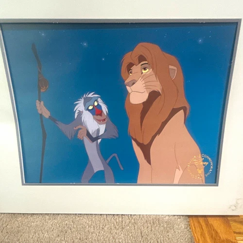 Disney The Lion King Exclusive Commemorative Lithograph Print 1995 Framed