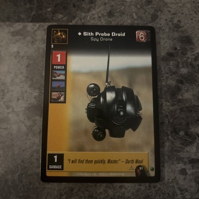 1999 Star Wars: Young Jedi CCG - The Menace of Darth Maul Sith Probe Droid #91