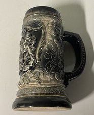 OktoberfestHaus Beer Stein Mug German Bayern Lion Coat Of Arms