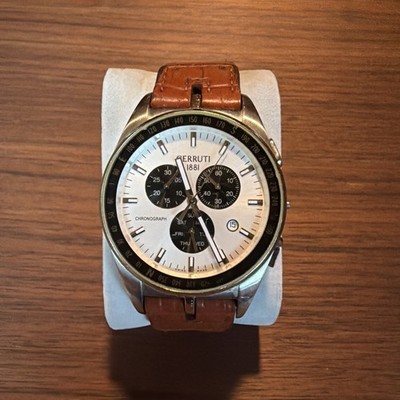 Cerruti 1881 chronograph men s watch needs new battery 