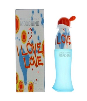 Moschino Cheap & Chic I Love Love 1.7 oz EDT Spray Womens Perfume 50ml NIB