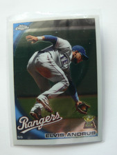 2010 Topps Chrome #87 ELVIS ANDRUS,TEXAS RANGERS ROOKIE CARD. rookie card picture