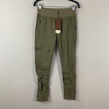 XCVI Wearables Malanda Ankle Pants Womens XS Green Pull On Pockets Hillside