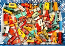 Early Matchbox Lesney Moko/Regular Wheels Cars + Commercials ~ Huge Job Lot