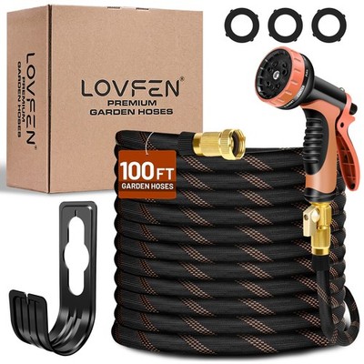 LOVFEN Garden Hose 25ft/50ft/75ft/100ft/150ft