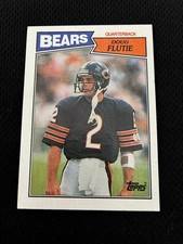 DOUG FLUTIE ROOKIE TOPPS 1987 CHICAGO BEARS EXMT #45 FOOTBALL CARD