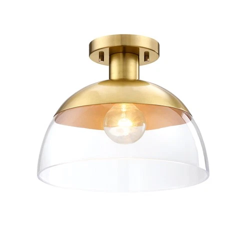 Designers Fountain D308M-SF Rey 13"W Semi-flush Ceiling Fixture - Black - Picture 5 of 7