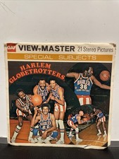 gaf View-Master Special Subjects Harlem Globetrotters Reels W/Booklet Used h-69