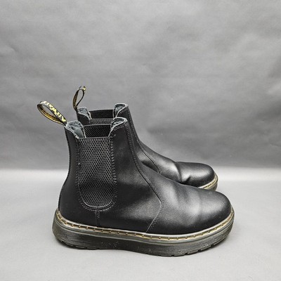 Dr Martens Dorrian Boots Womens Size 7 Black Chelsea Ankle Pull On Leather