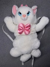 Disney Parks The Aristocats Marie soft toy Plush Backpack bag 