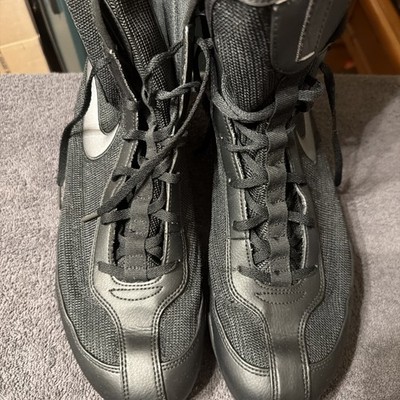 Men s Nike Boxing Machomai 2 Shoes Black/Metallic Dark Grey, Size 12
