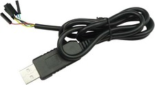 USB to TTL Serial Cable Adapter FTDI Chipset FT232 5V for Black