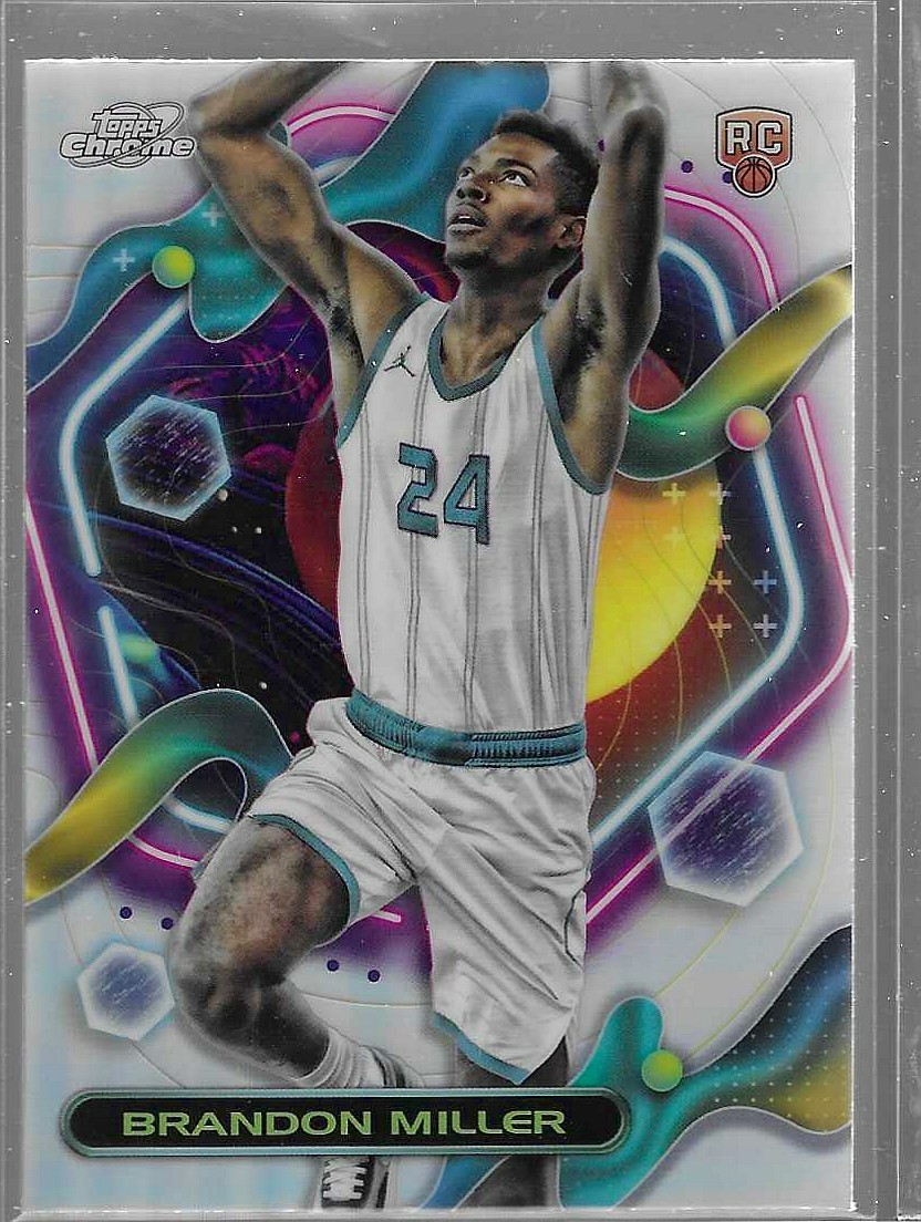 2023-24 Topps Cosmic Chrome #152 Brandon Miller Refractor Rookie Hornets