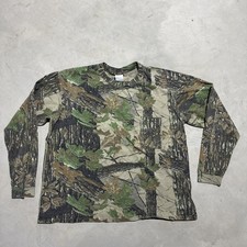 Vintage 90s USA MADE Realtree Camo Pocket Long Sleeve Men s SZ Large USA