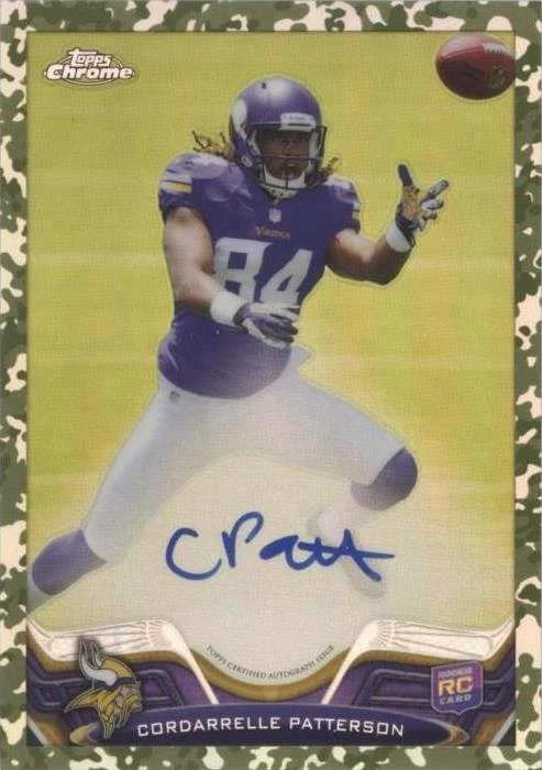 Camo Military Refractor Rookie Autographs