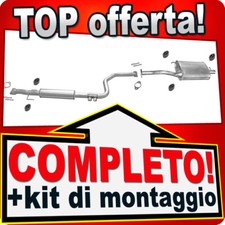Scarico Completo per ROVER 45 (RT) 1.8 / MG ZS 120 2-Volumi Marmitta