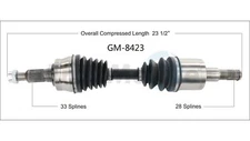Surtrack Front Driver Left New CV Axle Shaft GM-8423