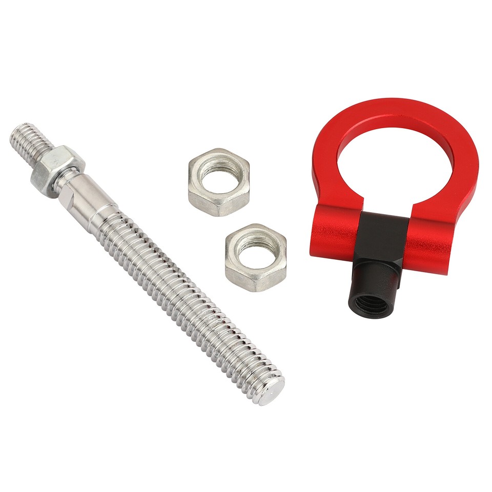 Foldable Tow Hook For 2014-2019 Chevy Corvette C7 & C8 – Front Or Rear, Sports Red
