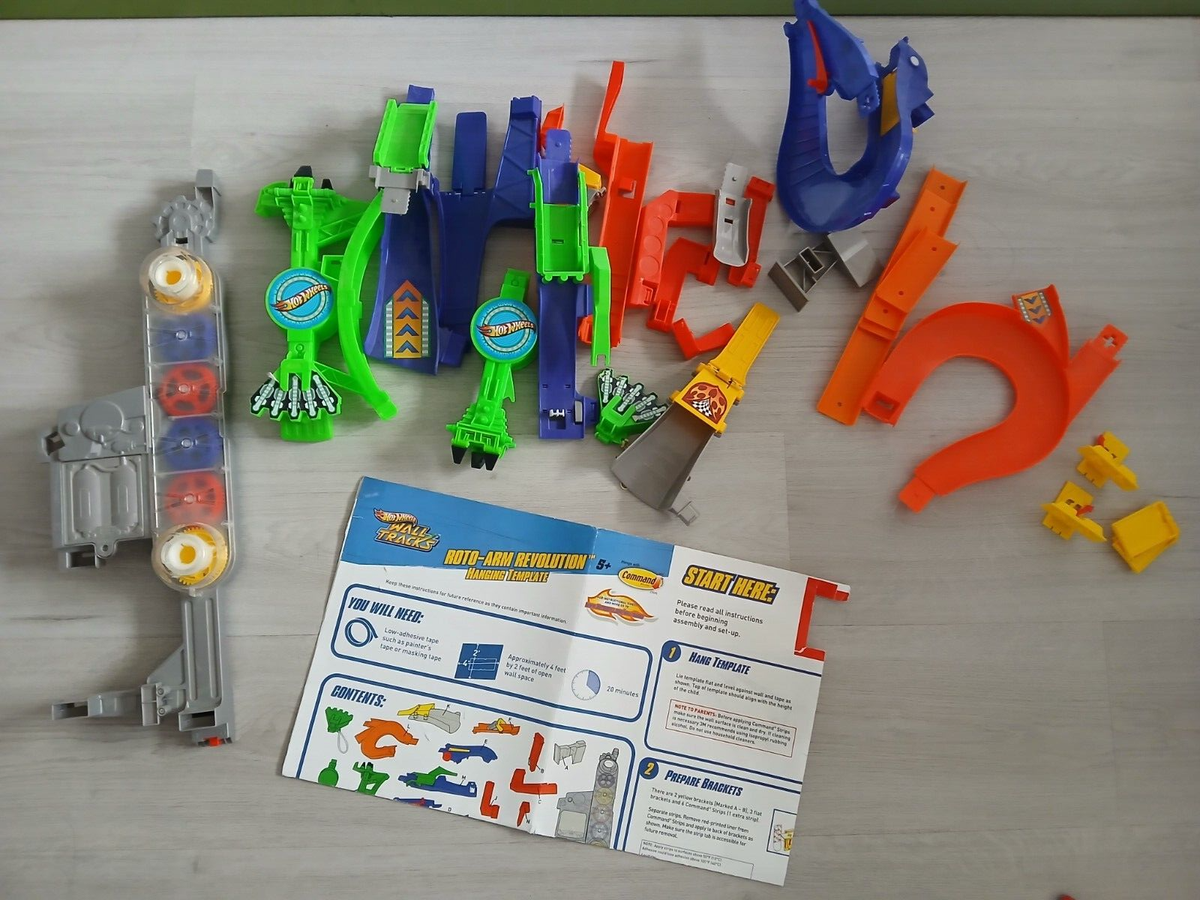 Genuine Hot Wheels Wall Track Roto Arm Revolution UK